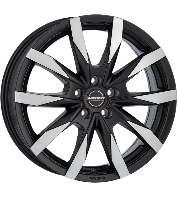 Borbet CW5 black polished 6,50x16 5x120,00 ET60,00
