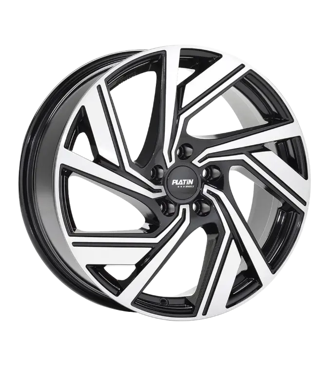 PLATIN Wheels P 114 Black Polished 8,00x19 5x108,00 ET43,00