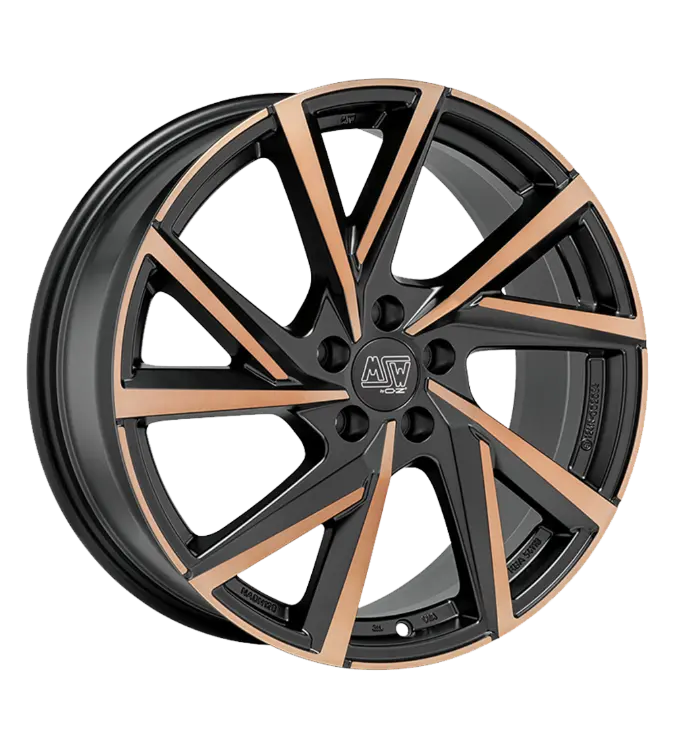 MSW 80-5 Matt Black Copper Polished 8,00x19 5x112,00 ET45,00