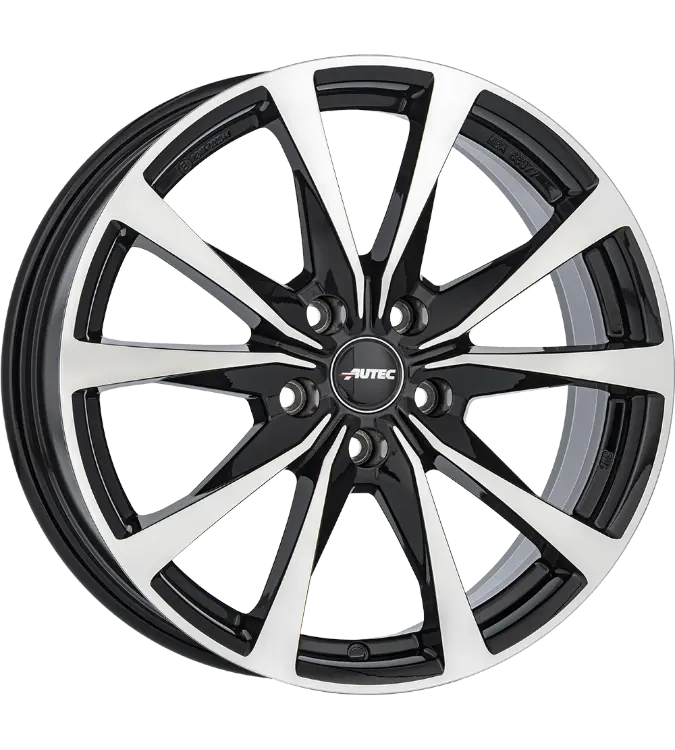 Autec Brixen Black Polished 8,00x20 5x108,00 ET44,00
