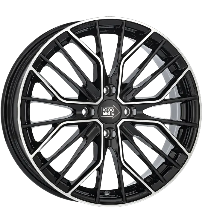 Mille Miglia MM1044 Black Polished 6,50x16 4x100,00 ET39,50