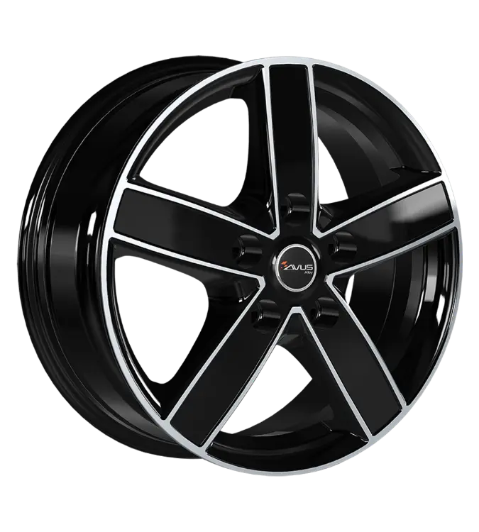 AVUS Racing AC-V51 - Black Polished 6,50x16 5x120,00 ET45,00