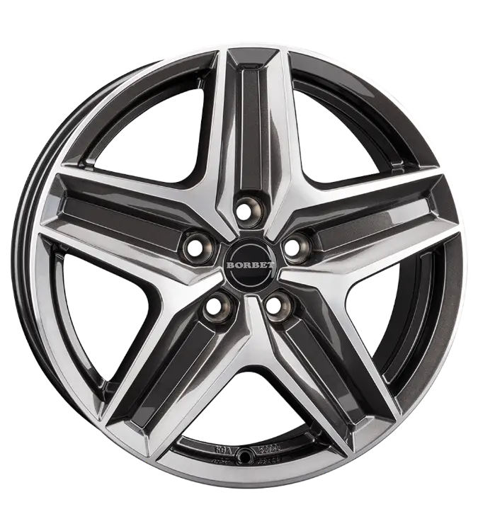 Borbet CWZ anthracite polished 7,50x18 5x120,00 ET53,00