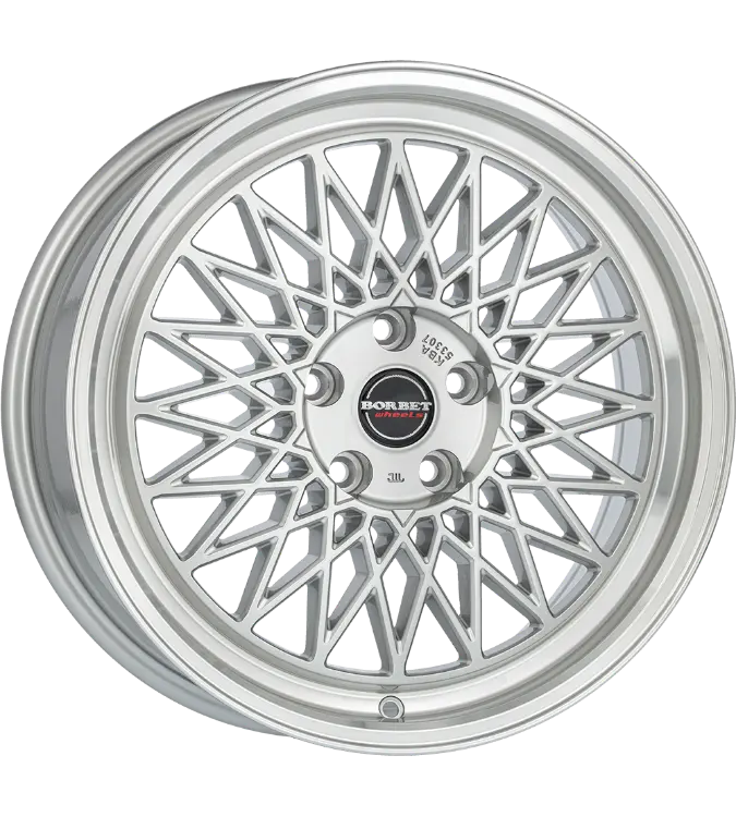Borbet B silver rim polished 8,50x20 5x112,00 ET30,00