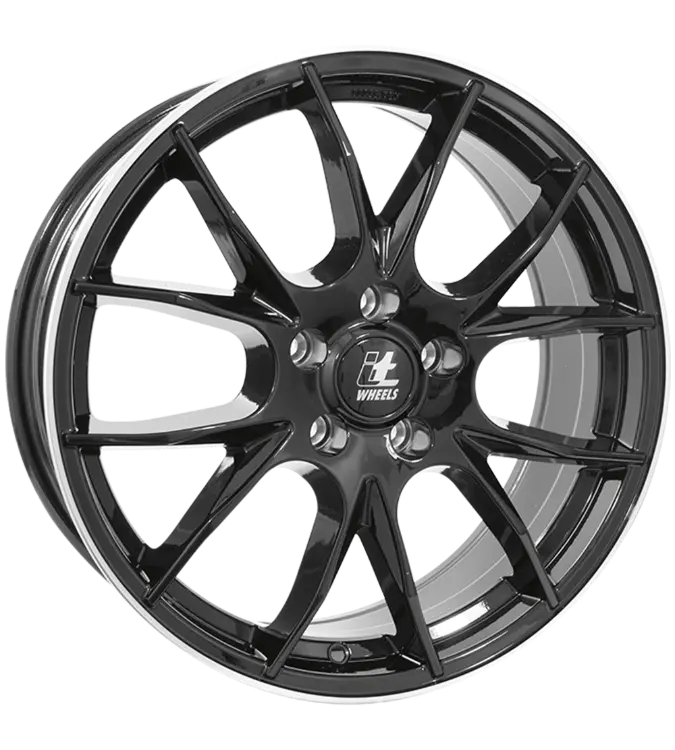 itWHEELS Kira Black Lip Polished 6,50x16 4x100,00 ET40,00