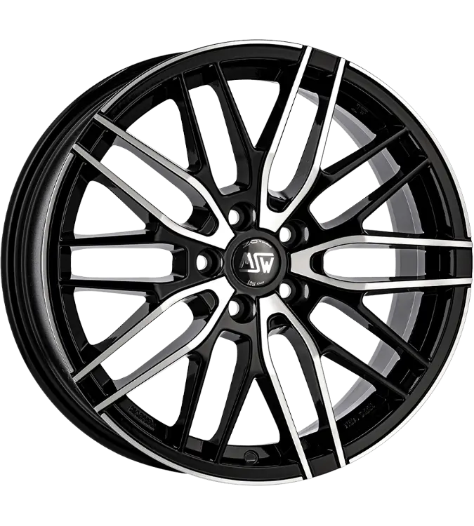 MSW 72 Black Polished 8,00x18 5x108,00 ET45,00