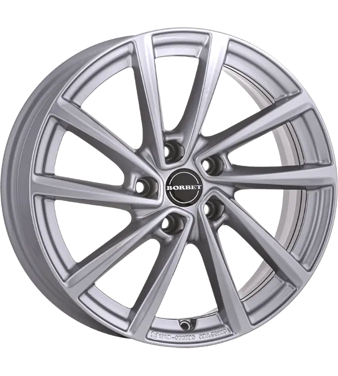 Borbet V crystal silver 7,00x18 5x112,00 ET45,00