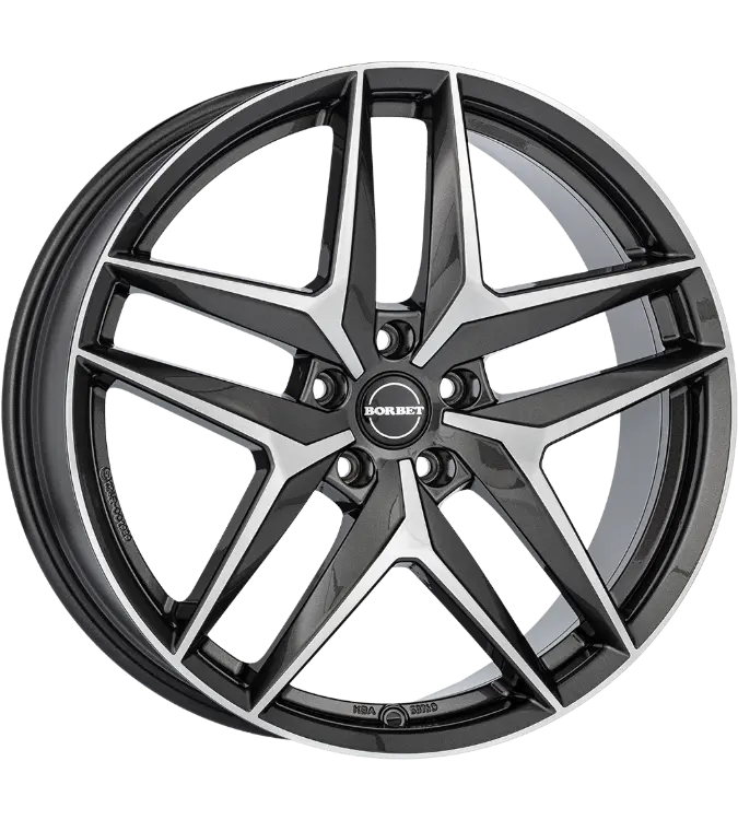 Borbet Z anthracite polished 8,50x20 5x112,00 ET40,00
