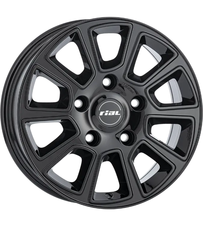 RIAL Transporter 2 Black Gloss 6,00x16 5x114,30 ET50,00