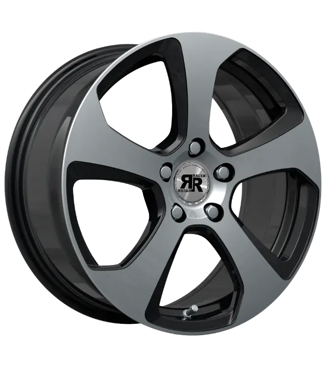 Racer FIVE Black Polished 7,50x17 5x100,00 ET35,00