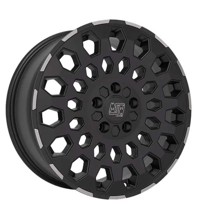 MSW 99 VAN Matt Black Lip Polished 7,50x18 5x160,00 ET50,00