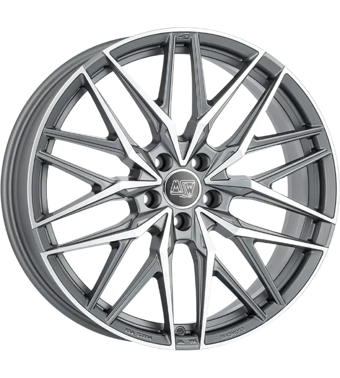 MSW 50 Grey Polished 8,50x20 5x112,00 ET28,00