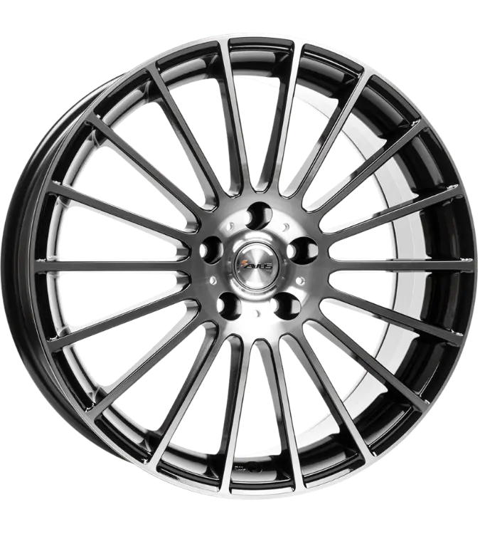AVUS Racing AC-M03 - Black polished 7,50x17 5x110,00 ET40,00