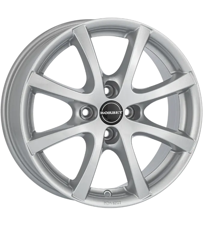 Borbet LV4 silver 5,50x14 4x100,00 ET35,00