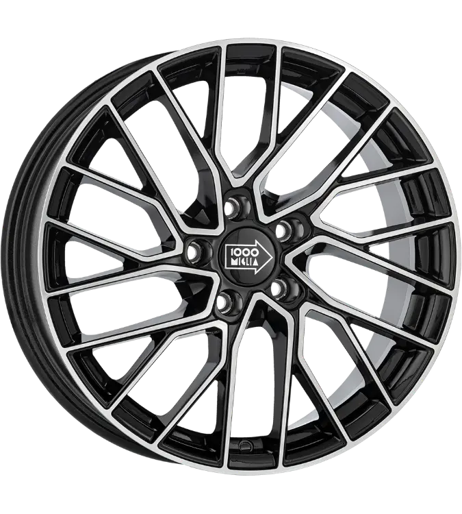 Mille Miglia MM1024 Black Polished 8,00x19 5x108,00 ET45,00