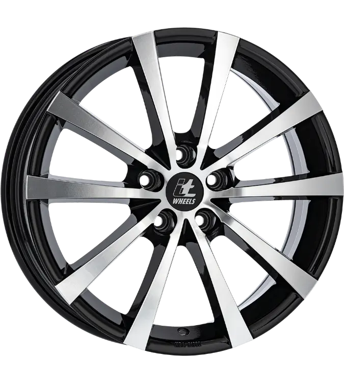 itWHEELS Alice Black Polished 7,50x18 5x108,00 ET45,00
