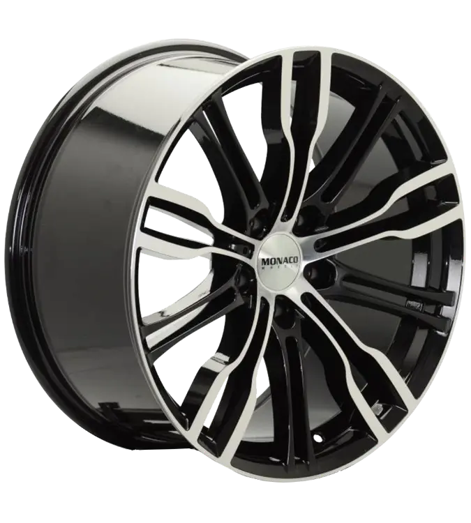 MONACO WHEELS Grand Prix 8 Black Polished 8,00x19 5x120,00 ET32,00