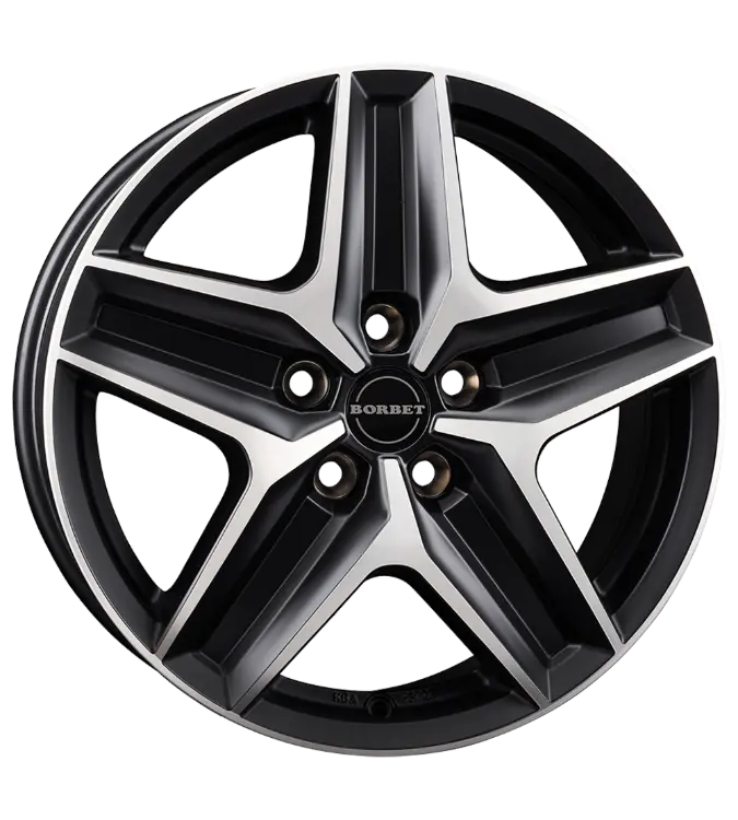 Borbet CWZ black polished matt 7,50x18 5x120,00 ET53,00