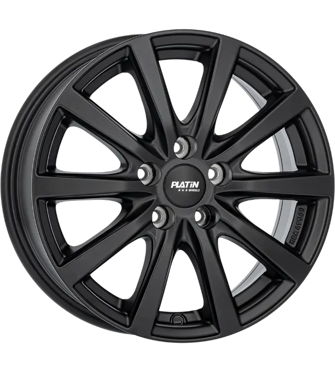 PLATIN Wheels P 69 Matt Black 7,00x16 5x108,00 ET44,00