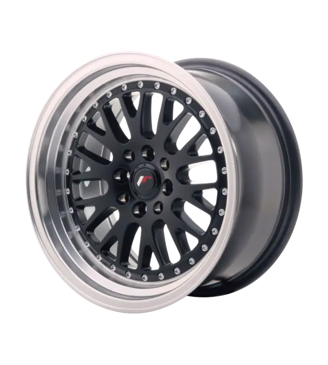 JR Wheels JR10 Black Machined 7,00x15 4x100,00 / 4x108,00 ET30,00