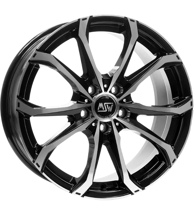 MSW 48 Black polished 9,50x20 5x112,00 ET52,00