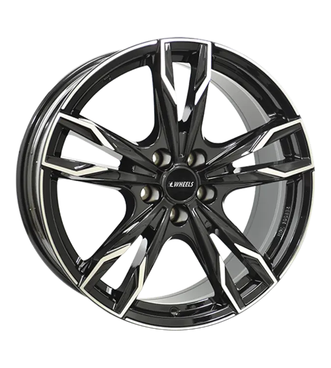 itWHEELS Gina Black Polished 8,00x18 5x114,30 ET40,00