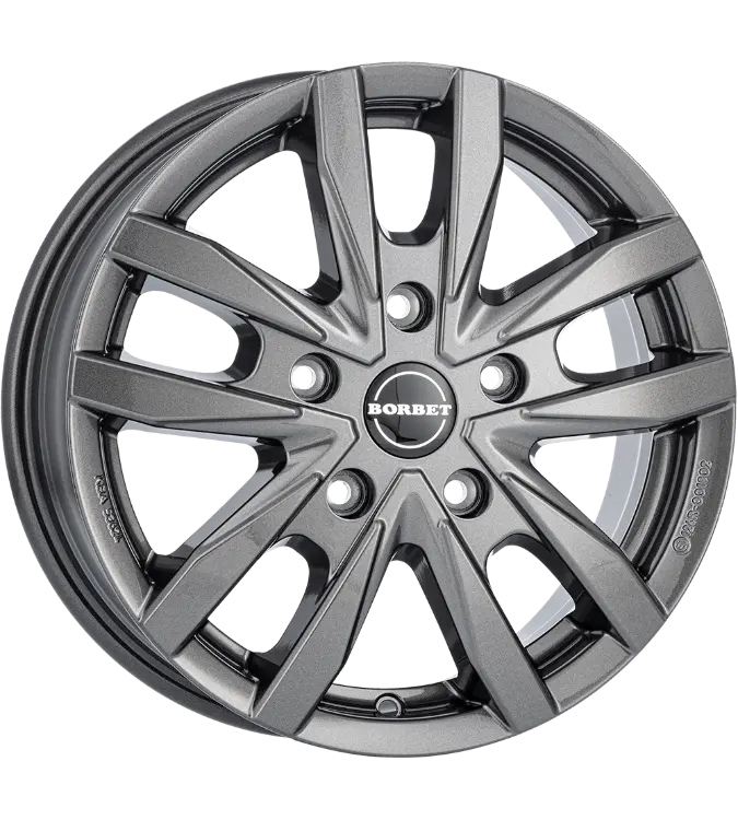 Borbet CW5 grey glossy 7,50x18 5x120,00 ET53,00