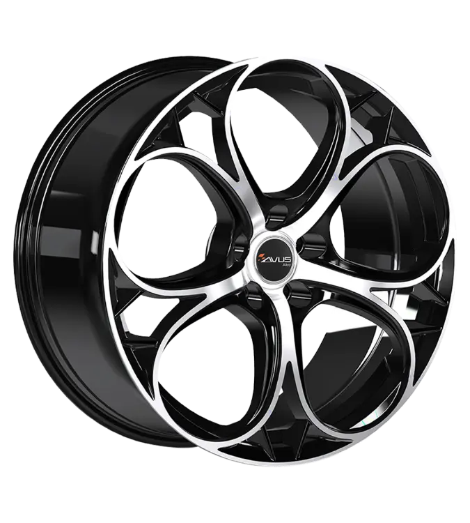 AVUS Racing AC-520 - Black Polished 8,50x20 5x110,00 ET31,00