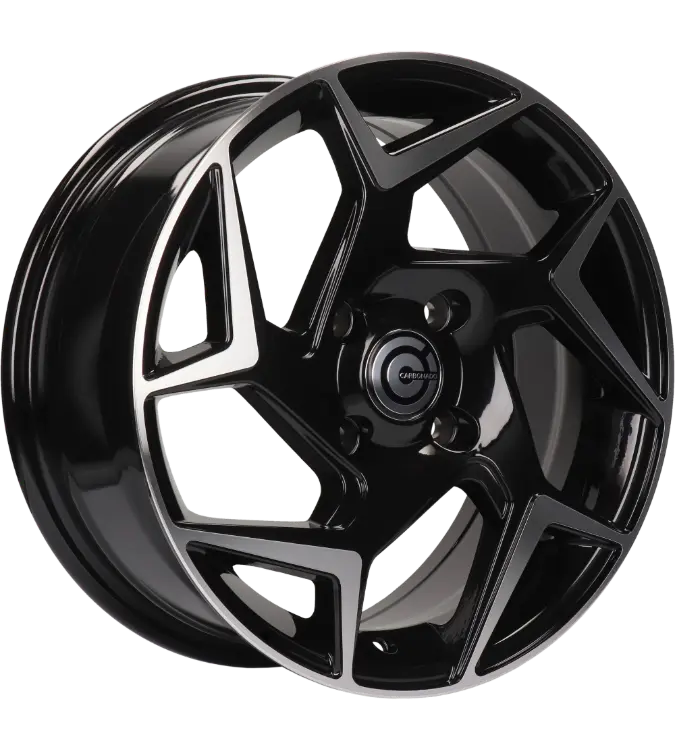 Carbonado Clipper Black Polished 6,50x15 4x108,00 ET40,00