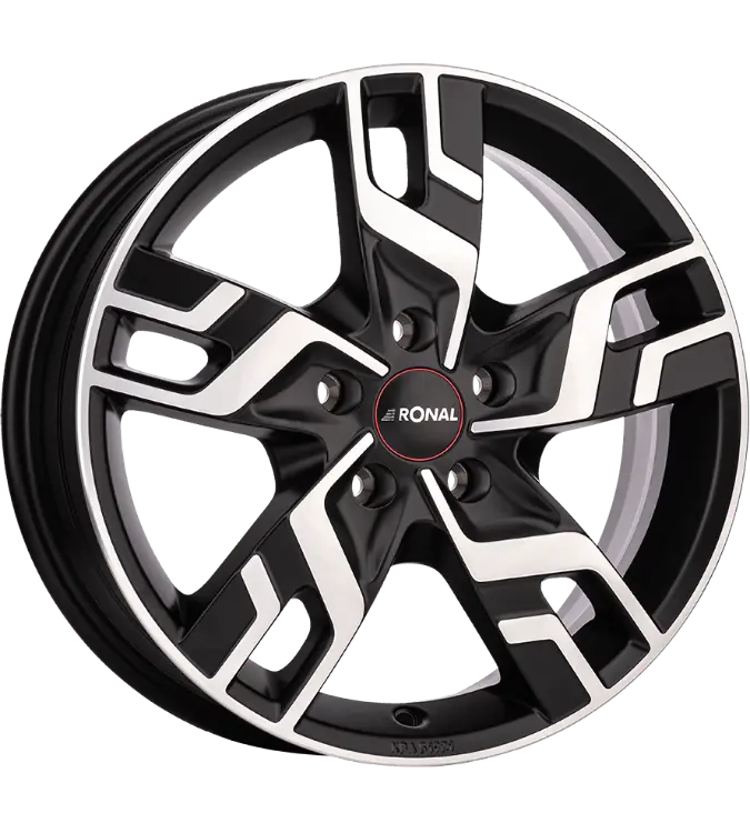 Ronal R64 Jetblack Matt Diamond 6,50x16 5x160,00 ET60,00