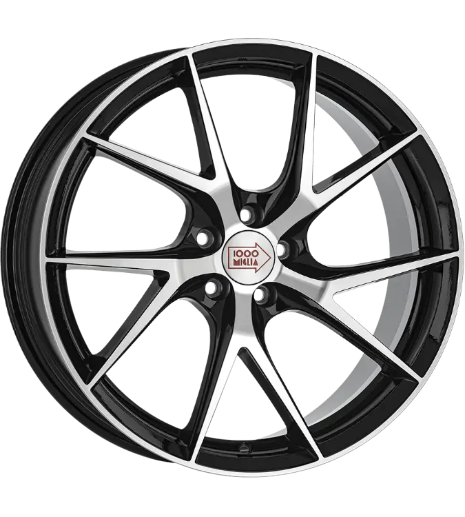 Mille Miglia MM1012 Black Polished 8,50x20 5x114,30 ET40,00
