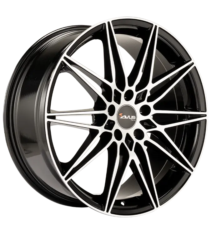 AVUS Racing AC-MB5 - Black Polished 8,00x18 5x120,00 ET30,00