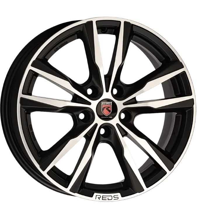 REDS K2 HD Matt Black Polished 6,50x16 5x110,00 ET35,00