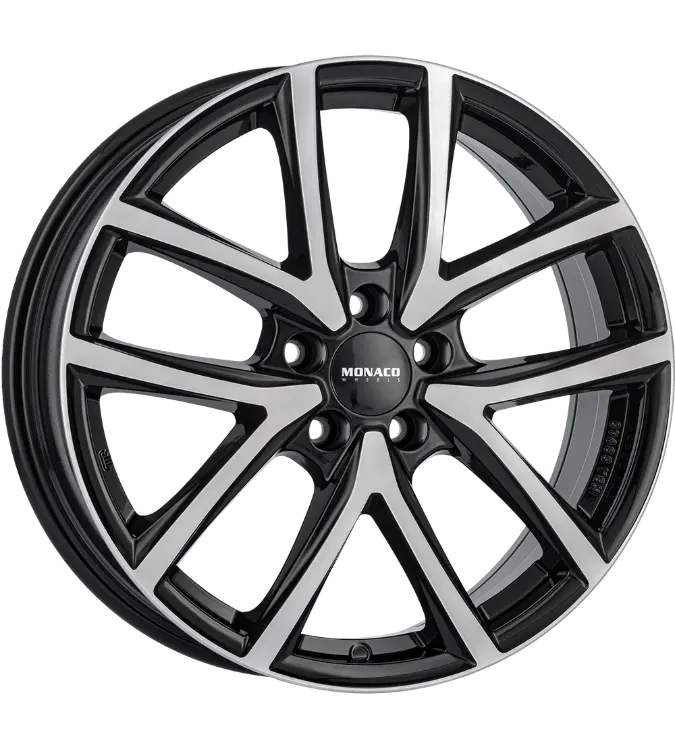 MONACO WHEELS CL2 Black Polished 7,00x17 4x108,00 ET25,00