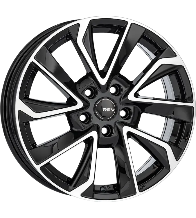 REVATIVO Orbit Black Polished 6,50x16 5x100,00 ET38,00