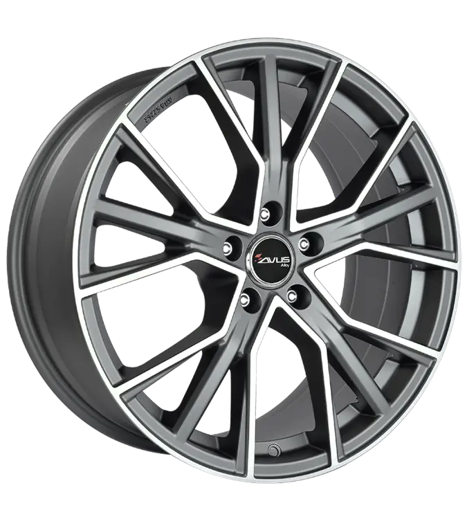 AVUS Racing AF18 - Matt Anthracite Polished 9,00x20 5x120,00 ET45,00