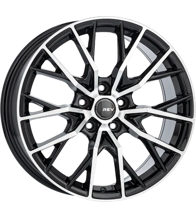REVATIVO Vortex Black Polished 7,00x17 5x112,00 ET45,00