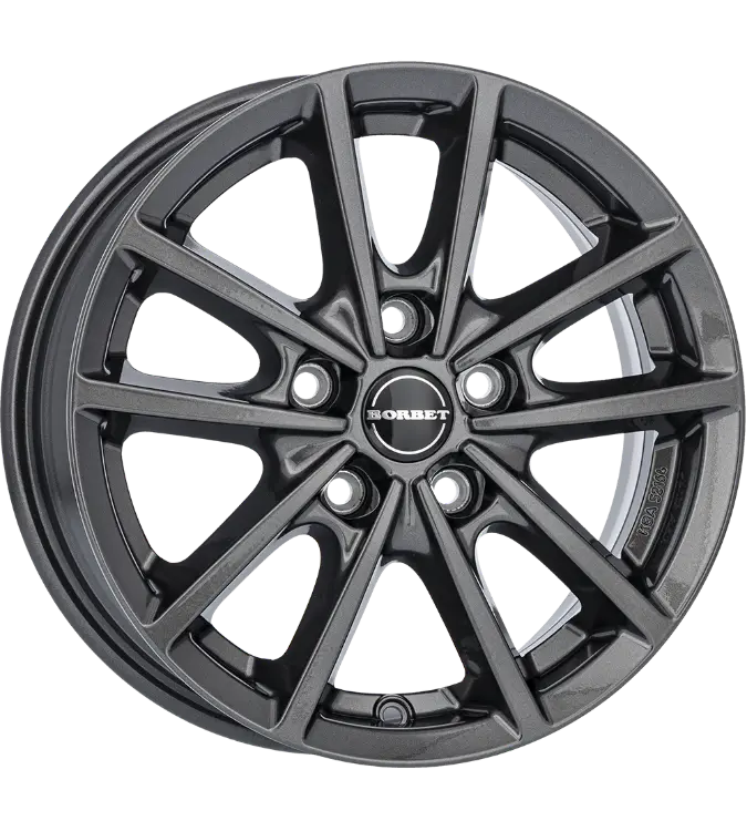 Borbet W anthracite glossy 6,00x15 5x114,30 ET43,00