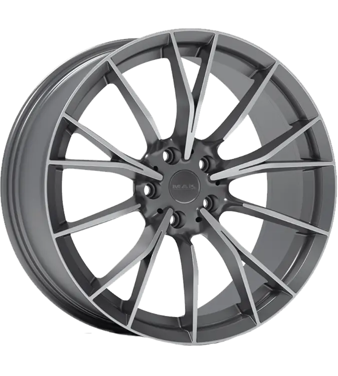 MAK Fabrik Gun Metallic Mirror 8,00x20 5x120,00 ET30,00