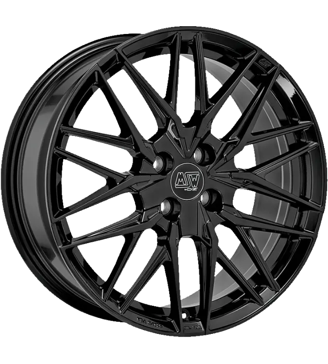 MSW 50-4 Gloss Black 7,00x17 4x100,00 ET37,00