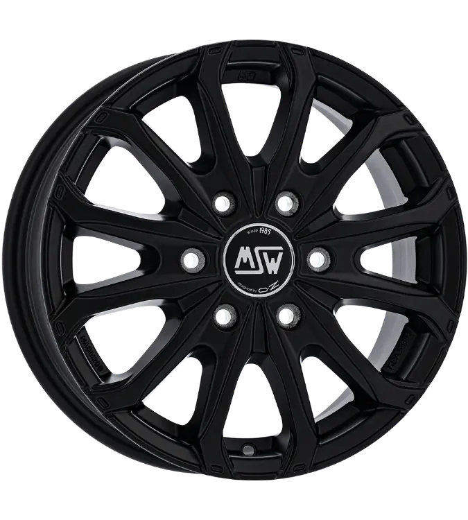 MSW 48 VAN Matt Black 6,50x16 6x120,00 ET50,00