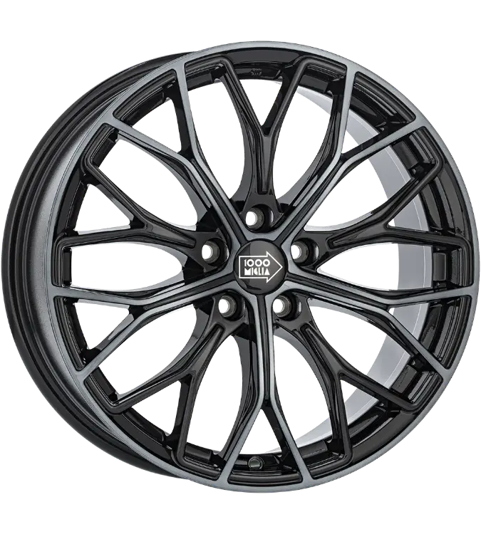 Mille Miglia MM1003 Black Dark Polished 8,00x18 5x108,00 ET45,00