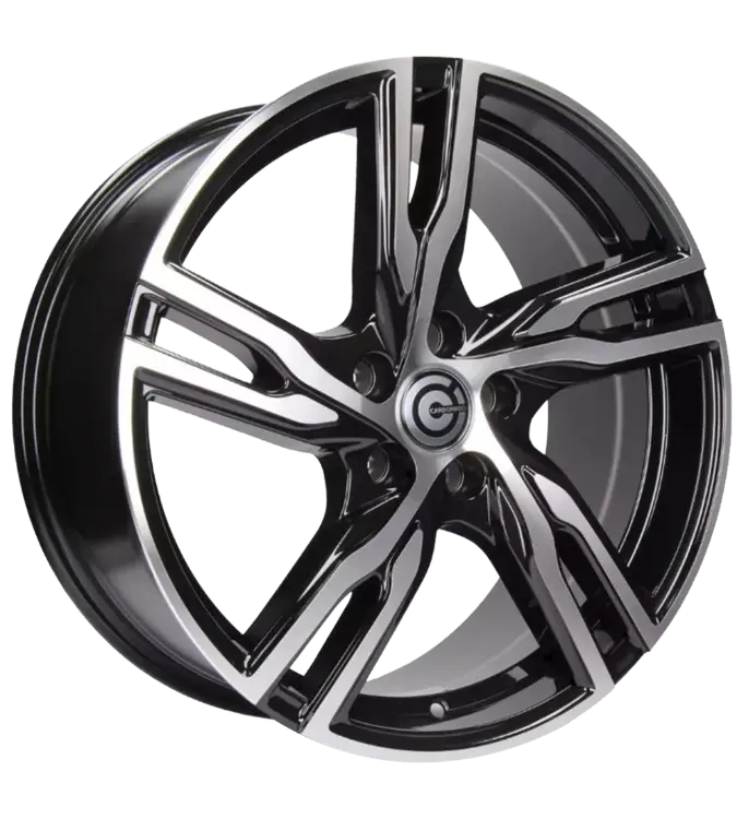 Carbonado Punch Black Polished 8,00x18 5x108,00 ET45,00