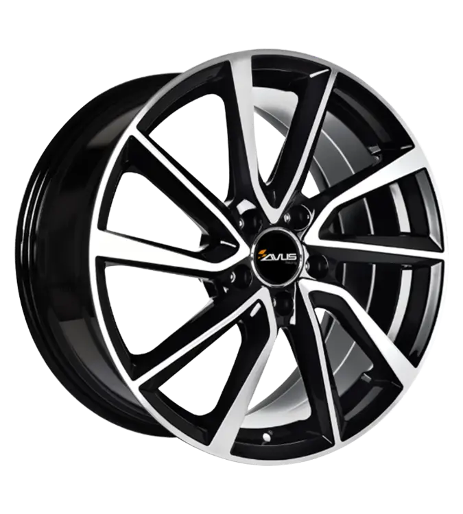 AVUS Racing AC-518RD1 - Black Polished 6,50x16 5x100,00 ET38,00