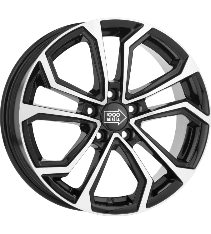 Mille Miglia MM1025 Black Polished 7,50x17 5x112,00 ET45,00