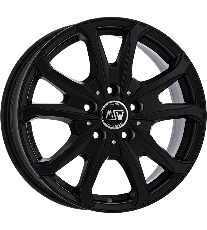 MSW 48 VAN Matt Black 7,50x18 5x120,00 ET43,00