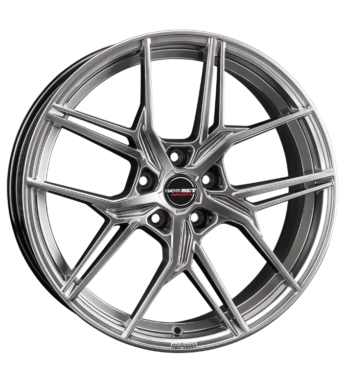Borbet QX hyper black silver 8,50x20 5x108,00 ET45,00