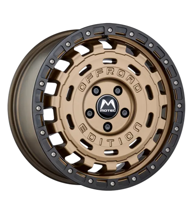 MOTEC Wheels MOF1-R-CROSS Matt Bronze Lip Matt Black 8,00x17 5x120,00 ET38,00