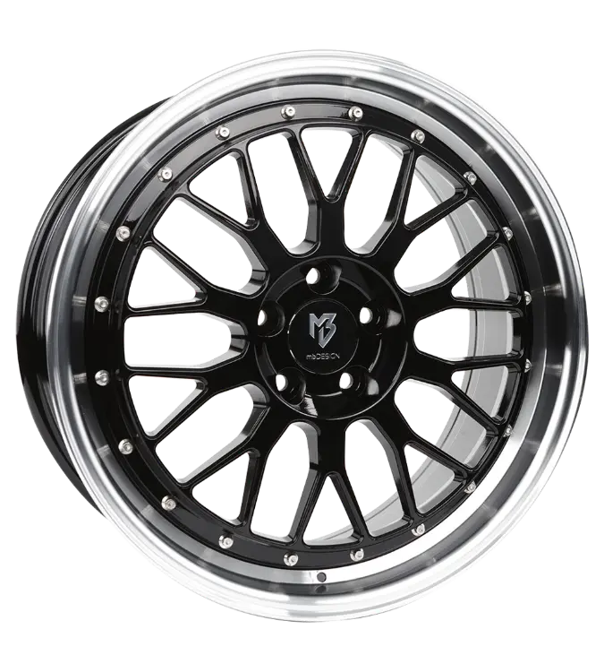 mbDESIGN LV1 Black Polished 8,50x20 5x112,00 ET45,00