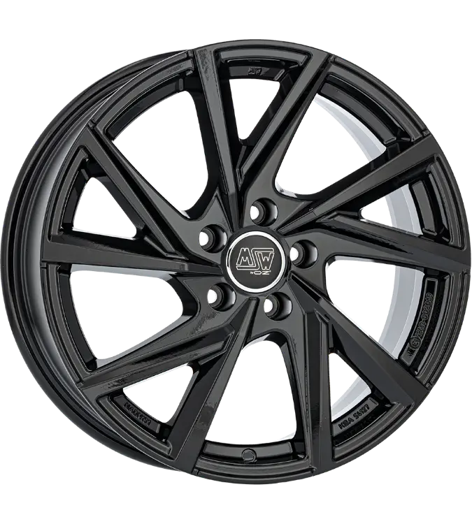 MSW 80-5 Gloss Black 6,50x16 5x100,00 ET40,00